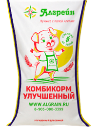 Зерносмесь для свиней УЛУЧШЕННАЯ 35кг (АЛГРЕЙН) 2476